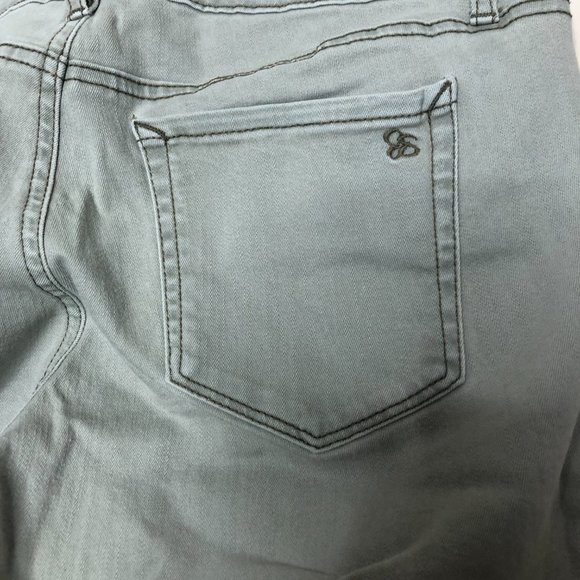 JESSICA SIMPSON Rolled Crop Skinny Jeans Meadow Green 10/30 - Picture 6 of 14